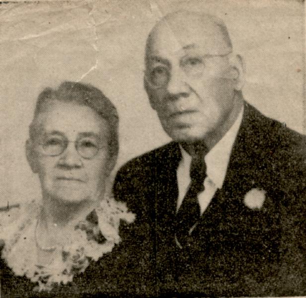 Helen and Albert Hofman, 50th anniversary