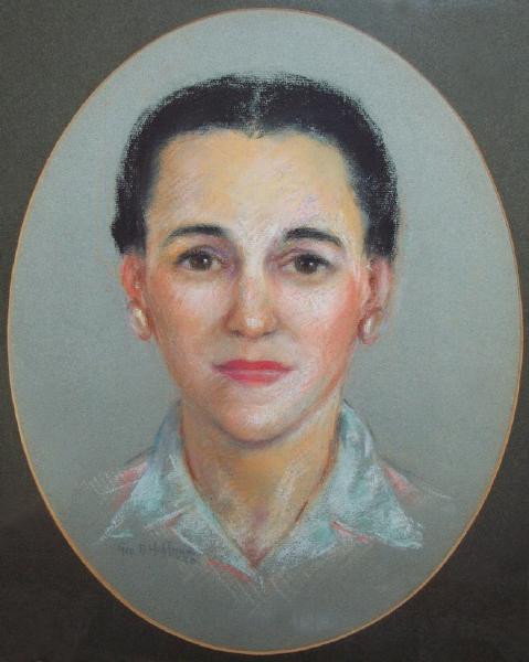 Ruth Mary Hoffman, 1907-2008
Portrait by George Daniel Hoffman, 1956