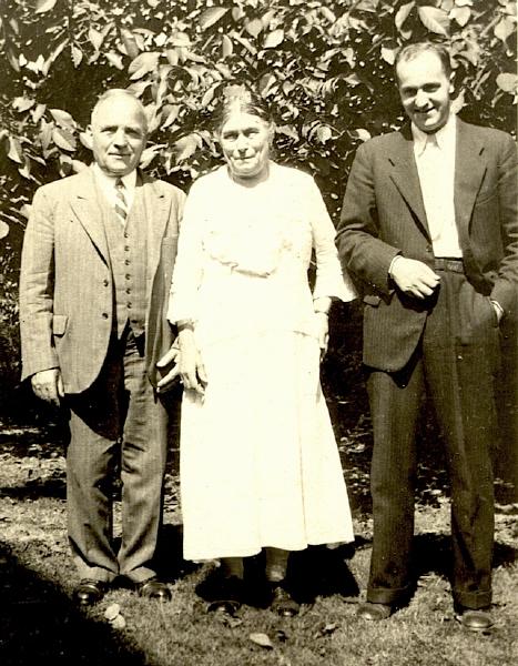 Eugen and Friederika Laurier and nephew Frederick Vorwerk