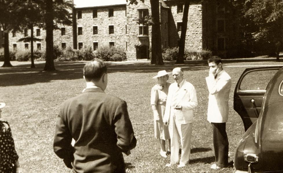 Vorwerk-Wilson wedding at DeVeaux School, 1941