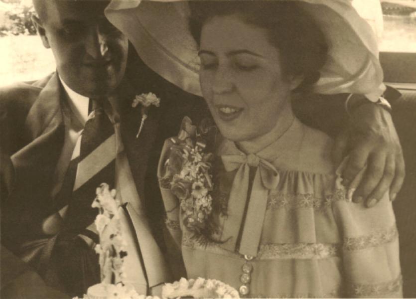 Vorwerk-Wilson wedding at DeVeaux School, 1941