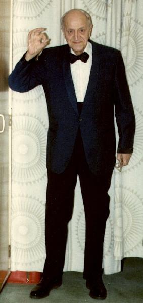 Frederick Vorwerk aboard the SS Kungsholm, January 1977