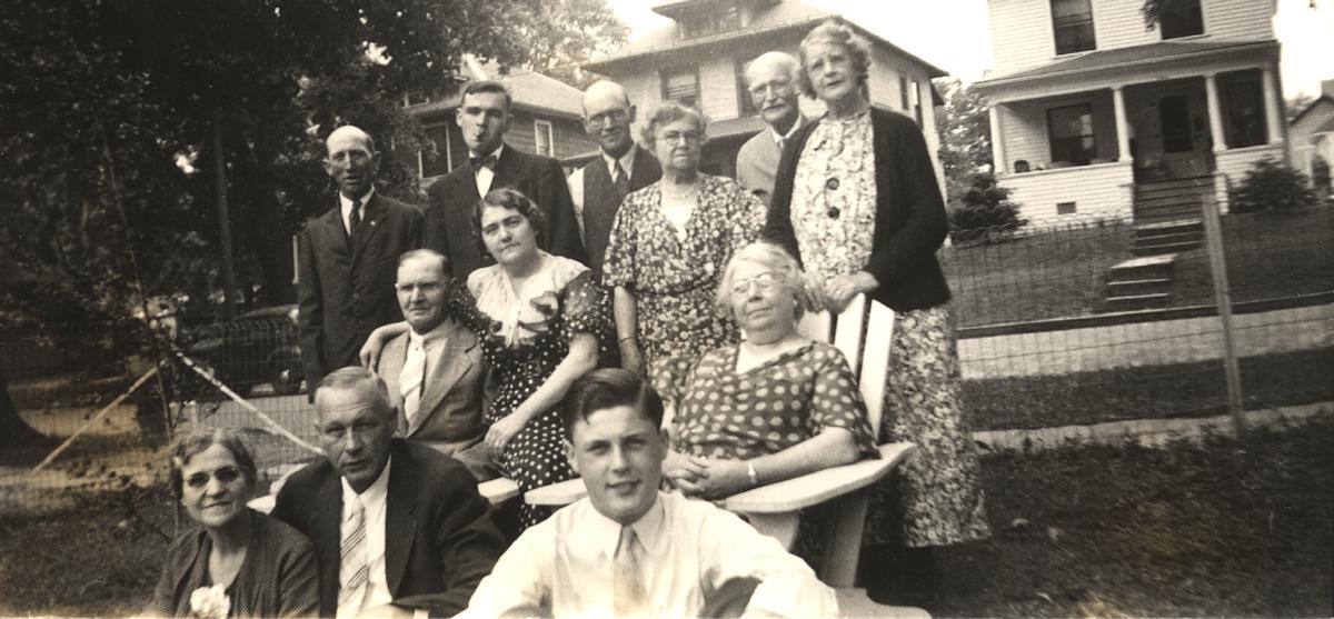 Robert Wilson and his family, about 1937