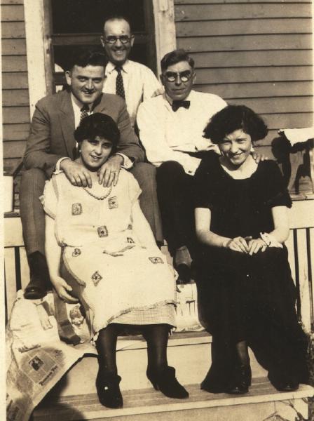 Pete Wilson, Dorothy and Red Ingraham, Harry Hayes & Eleanor Wright