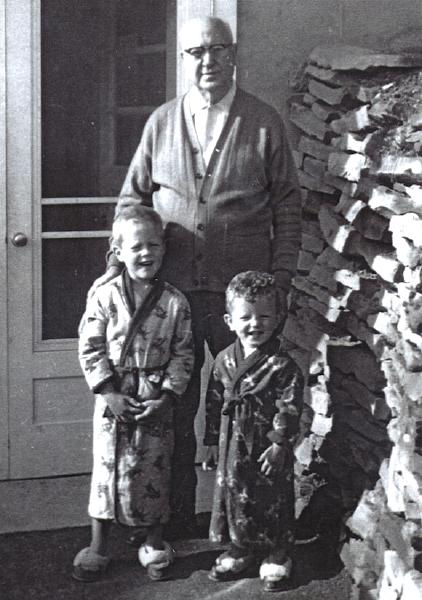 Pete Wilson with grandsons Rob and Steve