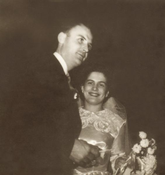 Robert Emerson Wilson and Marilyn Ethel Guenther, 21 October 1950