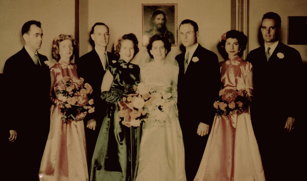 Robert Emerson Wilson and Marilyn Ethel Guenther, 21 October 1950