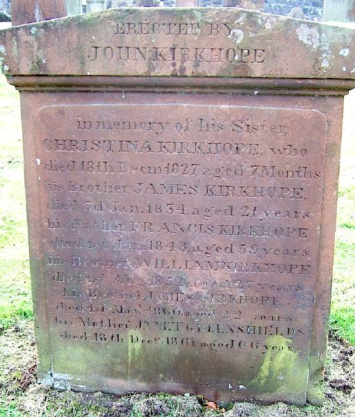 Muirkirk Parish Kirkyard, Ayrshire