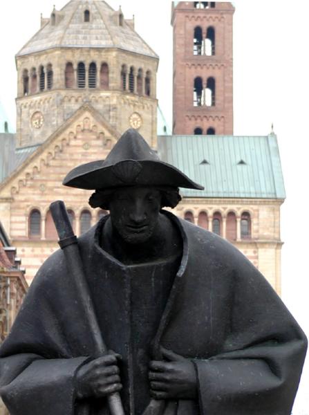 Jakobspilger und Kaiserdom, Speyer, Mai 2004